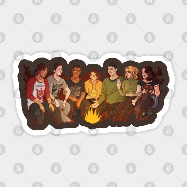 Camp Counselors of The Quarry Sticker by kourtie1996